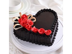 Heart Shaped Royal Chocolate Cake